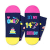14th Birthday Gifts for 14 Year Old Girls Boys, Brithday Gifts for Teenage Boys Girls, Funny Crazy Socks for Teens