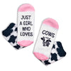 Fuzzy Socks Cow Socks Women Cow Print Socks, Funny Cow Print Gifts Cow Gifts for Cow Lovers Gifts