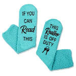 Womens Fuzzy Socks Green Realtor Socks Real Estate Socks, Real Estate Agent Gifts Realtor Gifts For Women Real Estate Gifts