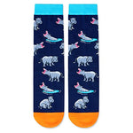 Versatile Hippo Gifts, Unisex Hippo Socks for Women and Men, Crazy Hippo Gifts Hippopotamus Socks