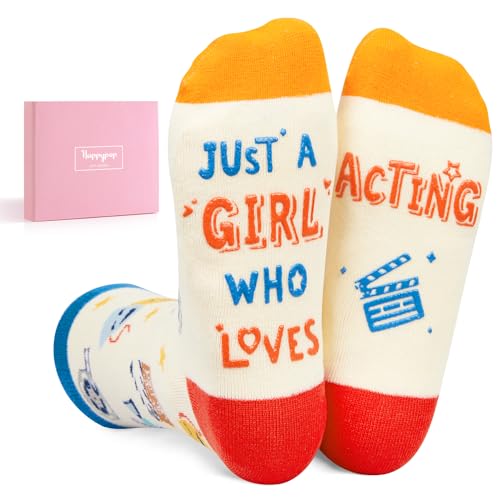 Funny Acting Gifts, Theater Gifts for Women, Drama Gifts for Theatre Lovers, Novelty Acting Socks