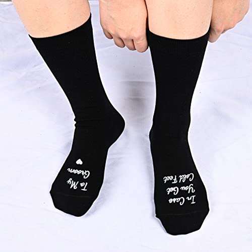 Wedding Gifts for Him, Fun Groom Socks, Funny Groom Gifts, Unique Newlywed Gift Ideas, Novelty Wedding Socks