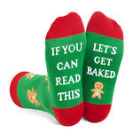 Funny Christmas Vacation Gifts for Kids, Funny Crazy Christmas Socks Holiday Socks for Childen, Gingerbread Socks Santa Socks, Xmas Gifts Girls Boys, Gifts for 7-10 Years Old