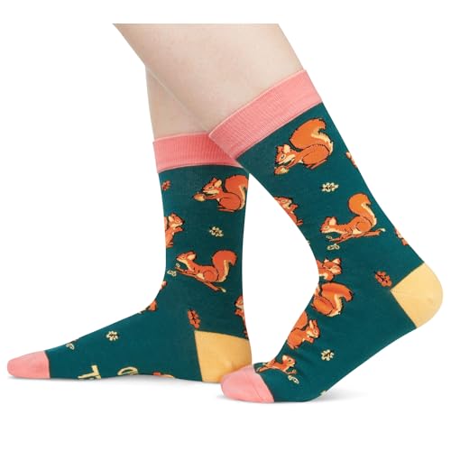 Unique Squirrel Gifts, Unisex Squirrel Socks for Men and Women, Best Gift for Squirrel Lovers