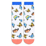 Gender-Neutral Butterfly Gifts, Unisex Butterfly Socks for Women and Men, Butterfly Gifts Animal Socks