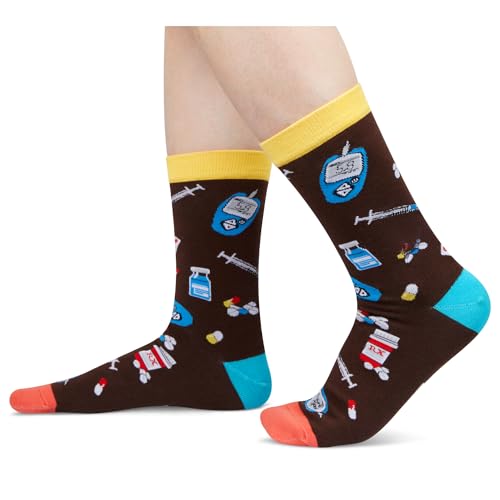 Unisex Diabetic Socks, Gifts For People With Diabetes, Sugar Free Diabetic Gifts Wellness Gifts Cheer Up Gifts
