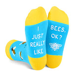 Unique Bee Lover Gifts Novelty Bee Gifts for Boys and Girls Fun Bee Socks for Kids, Gifts for 7-10 Years Old