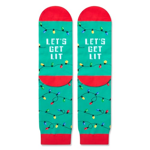 Christmas Gifts for Women Men, Christmas Socks, Christmas Light Socks, Funny Christmas Gifts Unisex, Christmas Vacation Gifts, Xmas Gifts, Holiday Gifts, Christmas Light Gifts