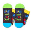 Unisex Puzzle Gifts for Autistic Adults, Autism Awareness Gifts, Down Syndrome Socks for Men Women