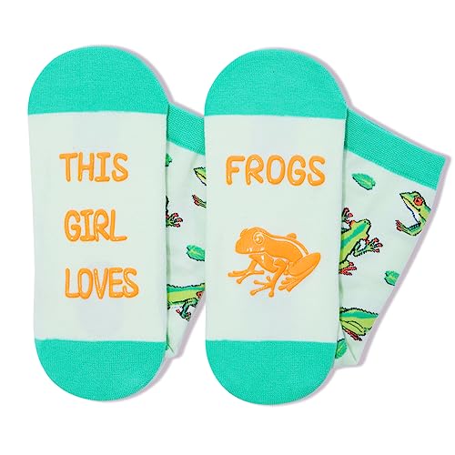 Unique Frog Gifts for Women Silly & Fun Frog Socks Crazy Frog Gifts for Moms