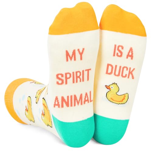 Unique Rubber Duck Gifts, Unisex Duck Socks for Men and Women, Best Gift for Duck Lovers, Valentines Gifts, Christmas Gifts