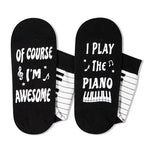 Funny Socks Music Gifts Piano Gifts for Women Men Teens, Gifts for Piano Players Piano Lovers Gifts Musician Gifts for Men Women