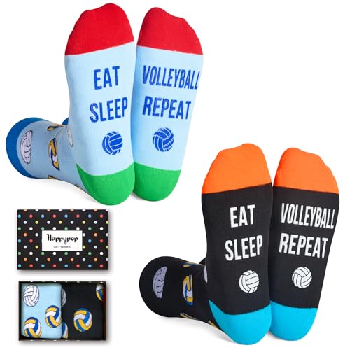 Unisex Funny Socks Sand Volleyball Socks Women Men, Fun Volleyball Gifts for Men Women Gifts for Volleyball Lovers Players Volleyball Coach Gifts