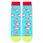 Versatile Pig Gifts, Unisex Pig Socks for Women Men, All-occasion Pig Gifts Fun Animal Socks for Farmers