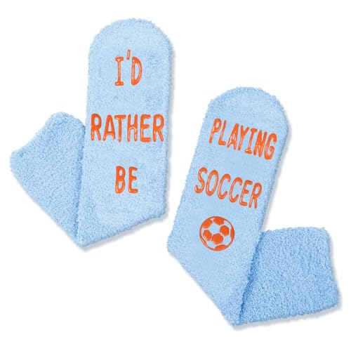 Unisex Football Socks for Boys Girls, Funny Football Gifts for Football Lovers, Cute Ball Sports Socks for Sports Lovers, Kids Boys Girls Football Socks Gift, Gifts for 7-10 Years Old
