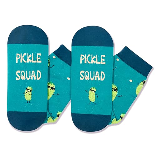 Unisex Pickle Socks, Pickle Lover Gift, Funny Food Socks, Novelty Pickle Gifts, Gift Ideas for Men Women, Funny Pickle Socks for Pickle lovers