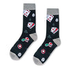 Poker Gifts, Funny Gambling Gifts for Poker Lovers, Men's Poker Socks, Casino Gifts for Poker Players, Playing Cards Family Friends Game Night Gifts