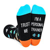 Unisex Trainer Socks, Fitness Trainer Gifts, Athletic Trainer Gifts, and Best Trainer Ever Gifts,Perfect Gifts for Every Workout Enthusiast, Women Men Coach Socks