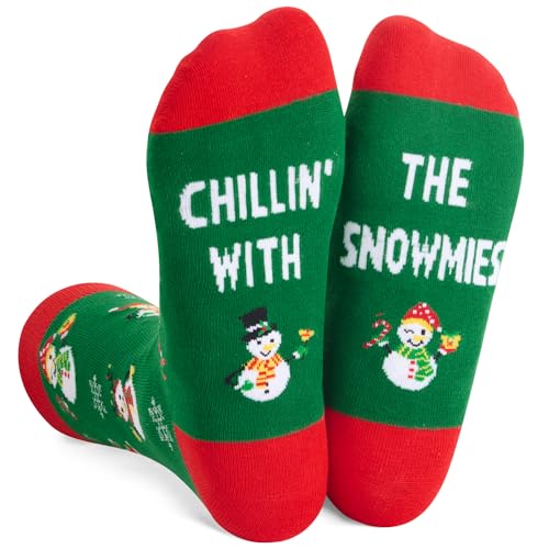 Christmas Elf Socks, Funny Christmas Gifts for Men Women, Christmas Vacation Gifts, Xmas Gifts, Holiday Gifts, Christmas Elf Gifts, Santa Gift Stocking Stuffer