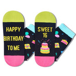 Women 16th Birthday Socks Series