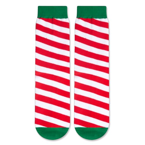 Xmas Gifts for Girls Boys, Christmas Socks, Candy Cane Socks, Christmas Vacation Gifts, Funny Christmas Gifts for Kids, Santa Gift Stocking Stuffer