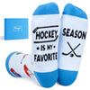 Unisex Funny Hockey Socks, Field Pickleball Gifts for Men Women Ice Hockey Gifts, Novelty Hockey Themed Gifts