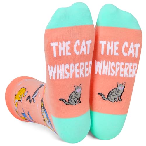 Unisex Cute Cat Socks Cat Gifts for Women Men Fun Animals Gifts for Animal Lovers