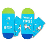 Gender-Neutral Poodle Gifts, Unisex Poodle Socks for Women and Men, Poodle Gifts Goldendoodle Socks