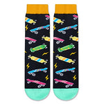 Novelty Skateboard Socks, Funny Skateboard Gifts for Skateboard Lovers, Sports Socks, Gifts For Men Women, Unisex Skateboard Themed Socks, Sports Lover Gift, Silly Socks, Fun Socks