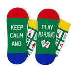 Novelty Mahjong Socks, Funny Mahjong Gifts for Mahjong Lovers, Gifts For Men Women, Unisex Mahjong Themed Socks, Mahjong Lover Gift, Silly Socks, Fun Socks