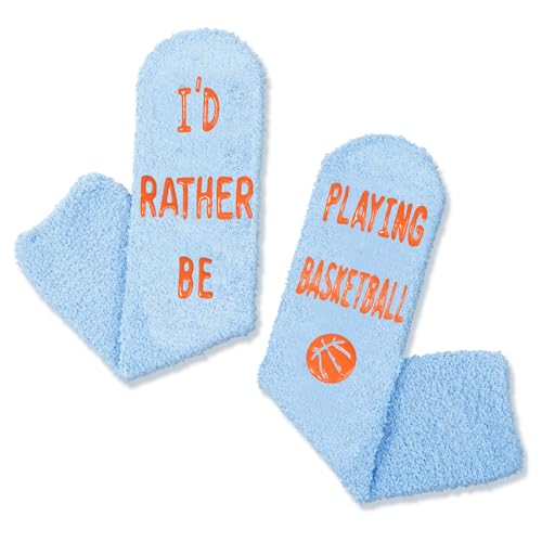 Unisex Basketball Socks for Kids Teens, Funny Basketball Gifts for Basketball Lovers, Boys Girls Basketball Socks, Cute Sports Socks for Sports Lovers, Gifts for 7-10 Years Old