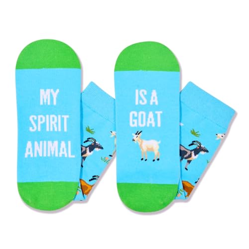 Gifts for Goat Enthusiasts Novelty Goat Gifts for Him and Her Funny Goat Socks for Men and Women