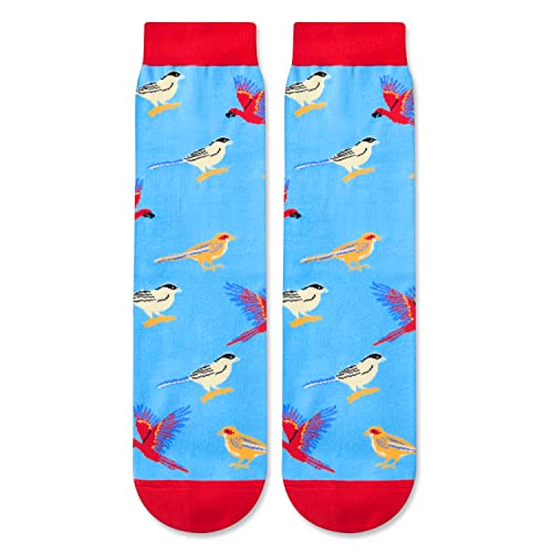Unique Bird Gifts, Unisex Bird Socks for Men and Women, Best Gift for Bird Lovers, Valentines Gifts, Christmas Gifts