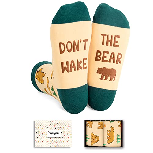 Gender-Neutral Bear Gifts, Unisex Bear Socks for Women and Men, Bear Gifts Animal Socks