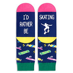 Novelty Skateboard Socks for Boys Girls, Funny Skateboard Gifts, Unisex Socks for Kids, Funny Socks, Cute Socks, Fun Skateboard Themed Socks, Gifts for 7-10 Years Old