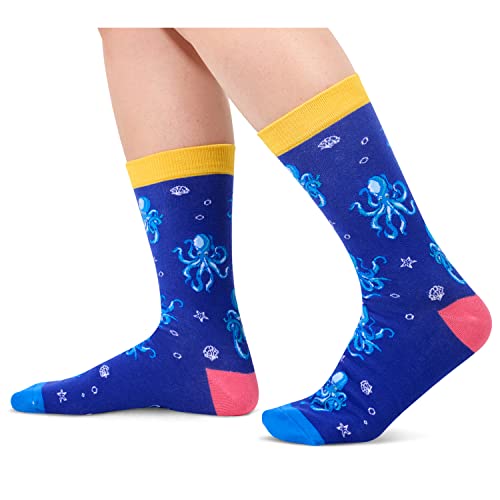 Versatile Octopus Gifts, Unisex Octopus Socks for Women and Men, All-occasion Octopus Gifts Ocean Socks