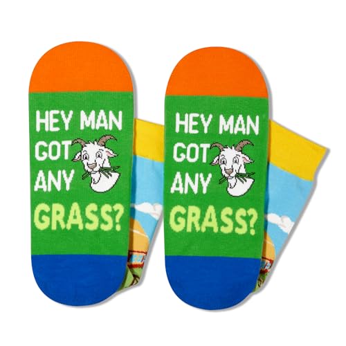 Funny Socks Goat Socks Men Goat Socks for Women Farm Animal Socks, Silly Gag Sheep Gifts Goat Gifts for Goat Lovers