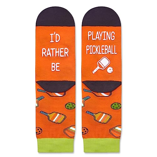 Novelty Pickleball Socks for Kids, Funny Pickleball Gifts for Sports Lovers, Kids' Gifts for Boys and Girls, Unisex Pickleball Themed Socks Children, Silly Socks, Cute Socks, Gifts for 7-10 Years Old