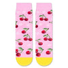 Funny Cherry Socks For Teen Boys Girls Cute Novelty Fruit Socks, Cherry Gifts For Kids 7-10 Years Old