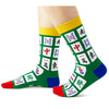 Novelty Mahjong Socks, Funny Mahjong Gifts for Mahjong Lovers, Gifts For Men Women, Unisex Mahjong Themed Socks, Mahjong Lover Gift, Silly Socks, Fun Socks