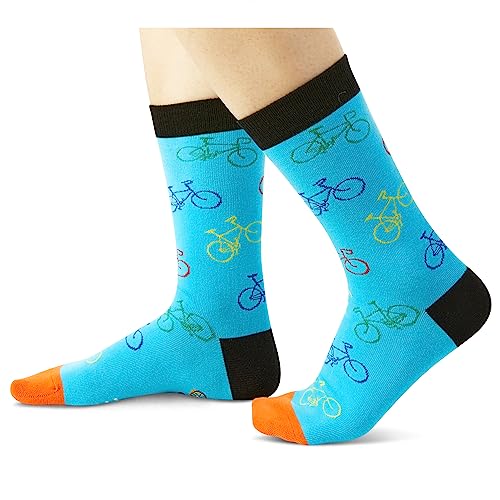 Bike in Style: Unisex Bicycle Socks, Mountain Biking Gifts - Gifts for Cyclists, Biking Socks, Cycling Gifts, Biker Gifts, Bike Gifts, Perfect Bicycle Gifts