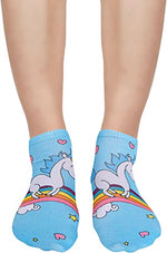 6 Pairs Women's 3D Print Low CutUnicorn Socks Unicorn Gifts For Unicorn Lovers Mom Women
