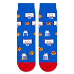 Unisex Basketball Socks for Children, Silly Socks for Kids, Funny Basketball Gifts for Basketball Lovers, Cute Sports Socks for Boys Girls, Novelty Kids' Gifts for Sports Lovers, Gifts for 7-10 Years Old