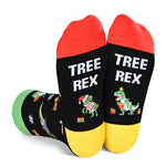 Funny Christmas Gifts for Kids, Christmas Socks, Dinosaur Socks for 4-7 Years Old Boys Girls, Xmas Gifts, Holiday Gifts, Dinosaur Gifts, Santa Gift Stocking Stuffer