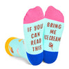 Teenages Ice Cream Socks, Gift for Children, Birthday Gift for Boys Girls, Funny Ice Cream Socks for Ice Cream Lovers, Novelty Ice Cream Gifts for Kids, Funny Food Socks, Gifts for 7-10 Years Old