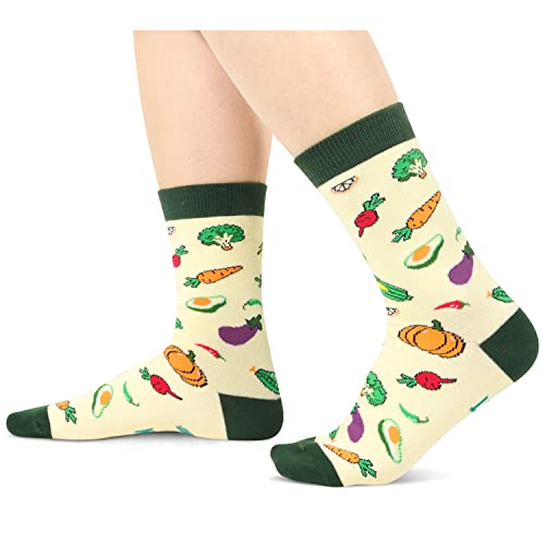 Vegans Gifts, Unisex Funny Vegetarian Gifts for Men Women, Novelty Vegan Socks, Eco Gifts, Socks Gifts, Novelty Socks, Unisex Socks