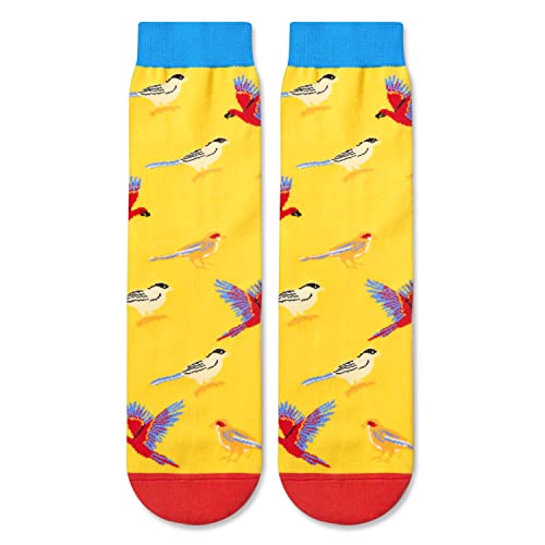Gender-Neutral Bird Gifts, Unisex Bird Socks for Women and Men, Bird Gifts Animal Socks