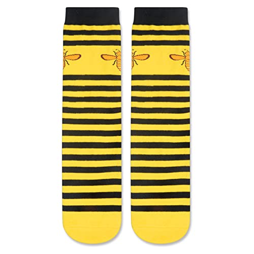 Cute Bee Socks Yellow