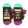 Unisex Funny Office Socks, Hilarious Gifts for Project, Nurse, Case, Stage, Office, Property, Assistant, Restaurant, and General Managers, Perfect Gift Idea