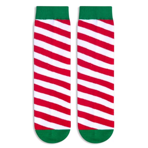 Funny Christmas Gifts for Kids, Christmas Socks, Candy Cane Socks for Boys Girls, Xmas Gifts, Holiday Gifts, Candy Cane Gifts, Santa Gift Stocking Stuffer, Gifts for 7-10 Years Old